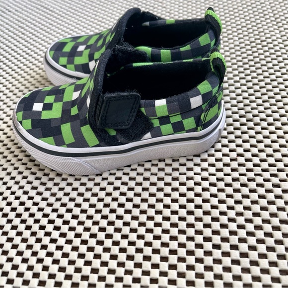 Skechers Mega Craft Street Fame Green & White Boys Slip-on Sneakers Size 5 - Picture 5 of 11